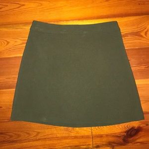 Green skirt